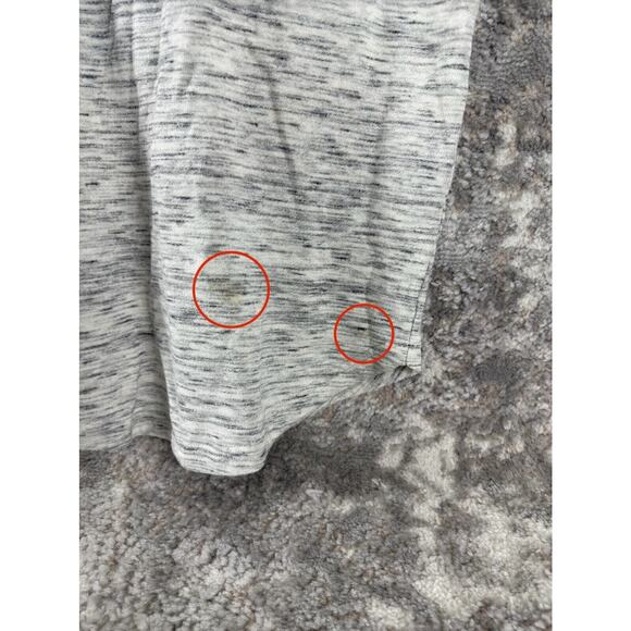 Betsey Johnson Sz XS Sweatshirt Dress Drawstring Drop-Waist Heather Gray - Picture 3 of 10